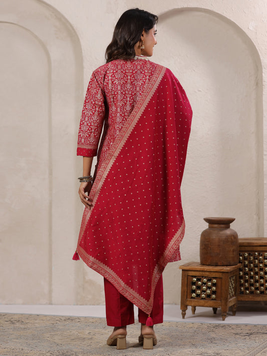 Span Mullberry V Neck Silk Kurta