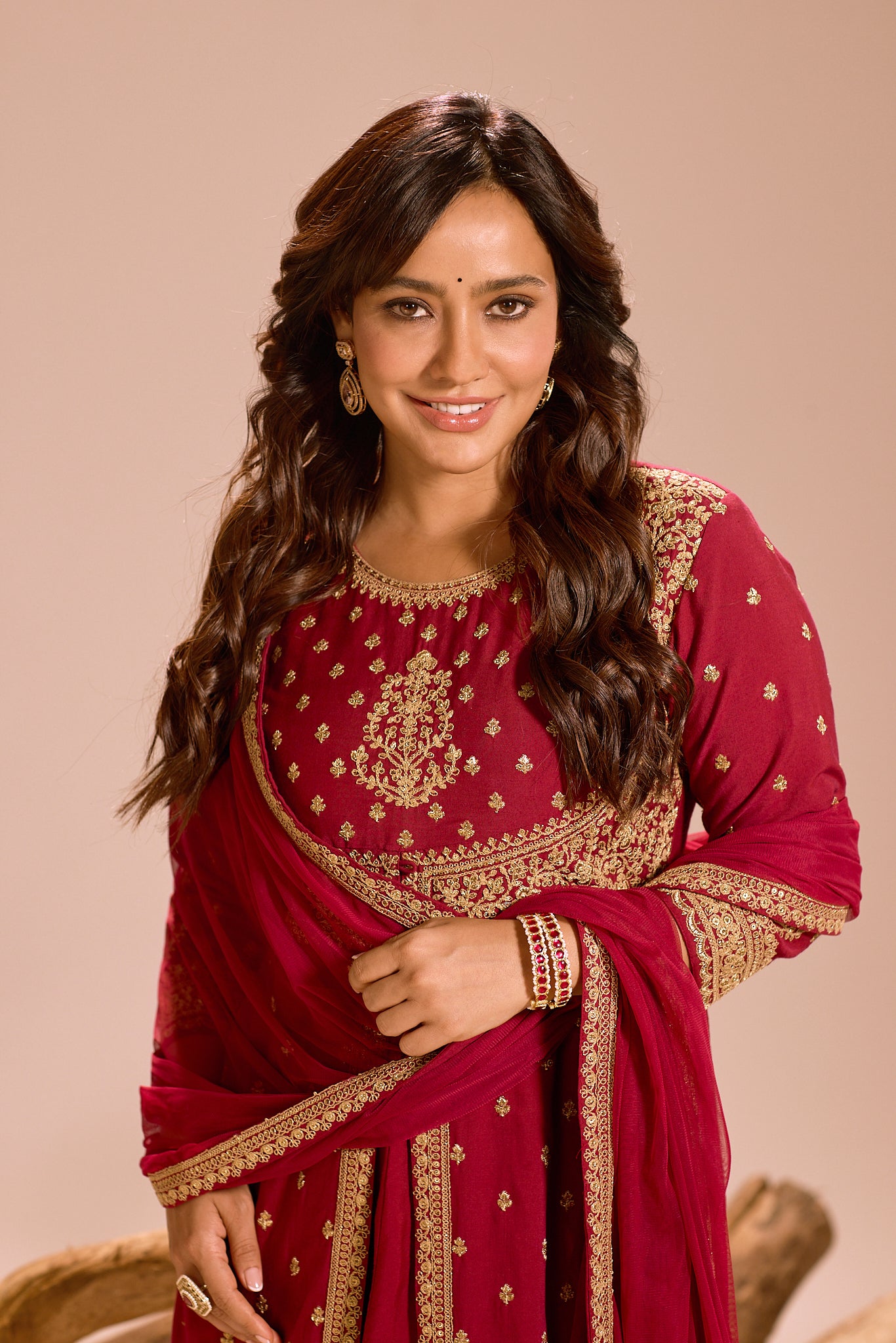 Span Mullberry Round Neck Viscose 2PCS Set