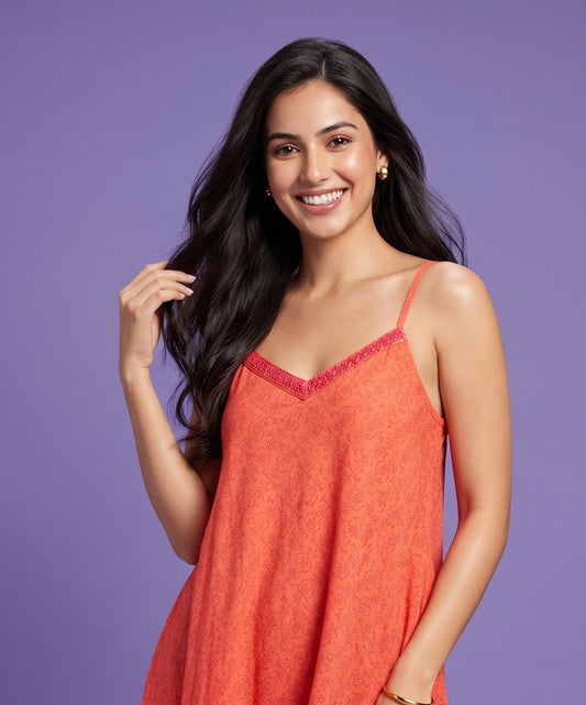 Spaghetti Dress - 100% Cotton