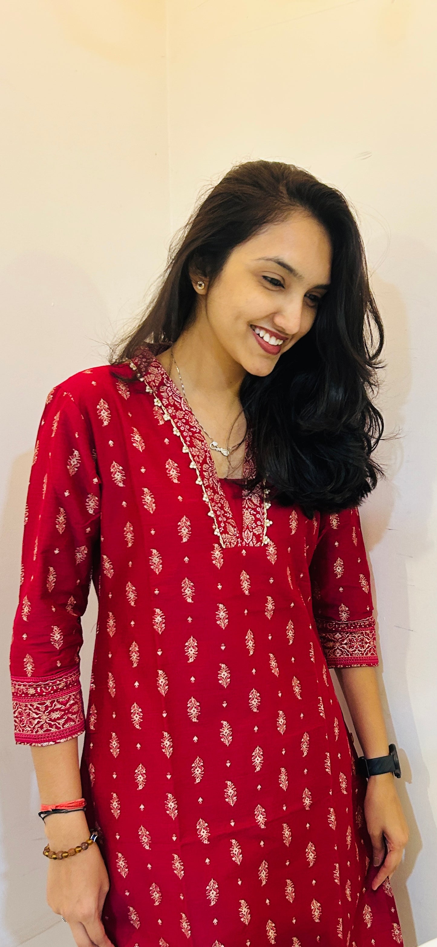 Span Mullberry V Neck Silk Co-Ord Set(Set of 2)