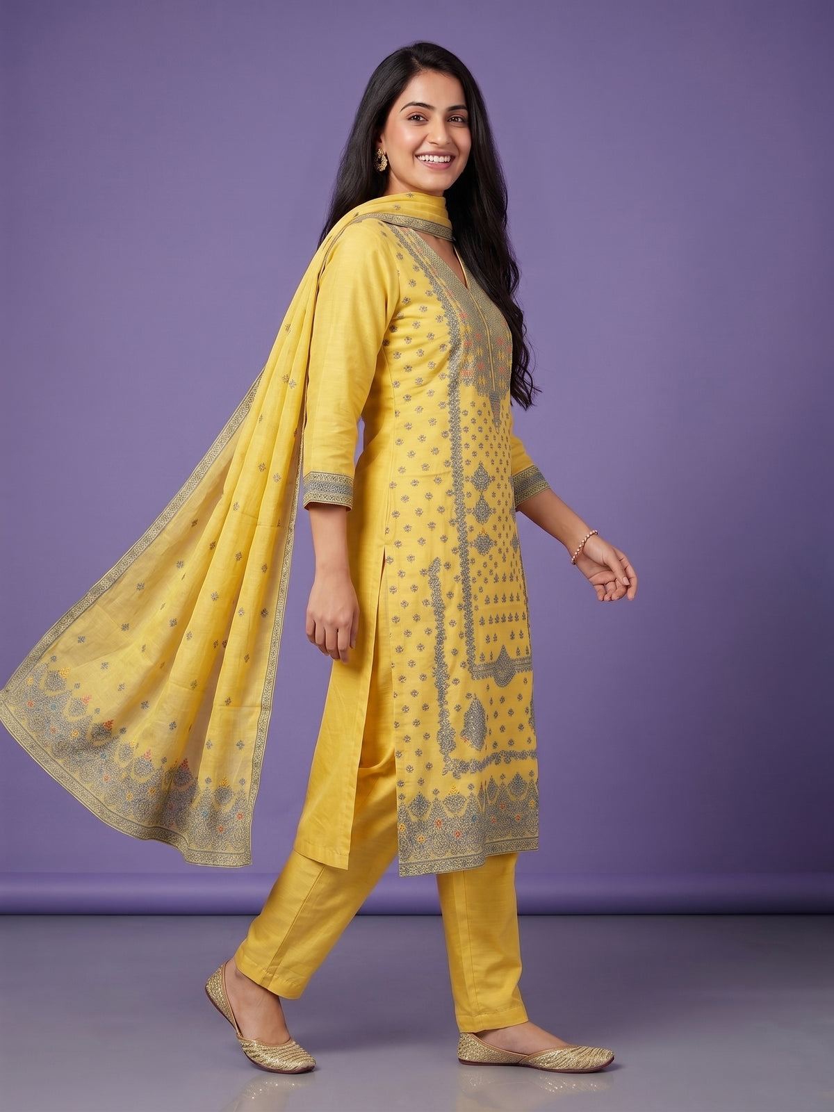 Yellow Kurtaset