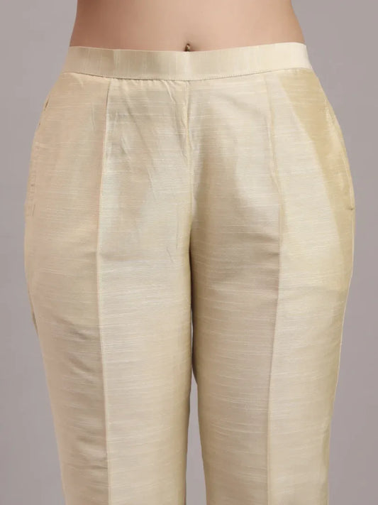 Span Ivory Cotton Pant