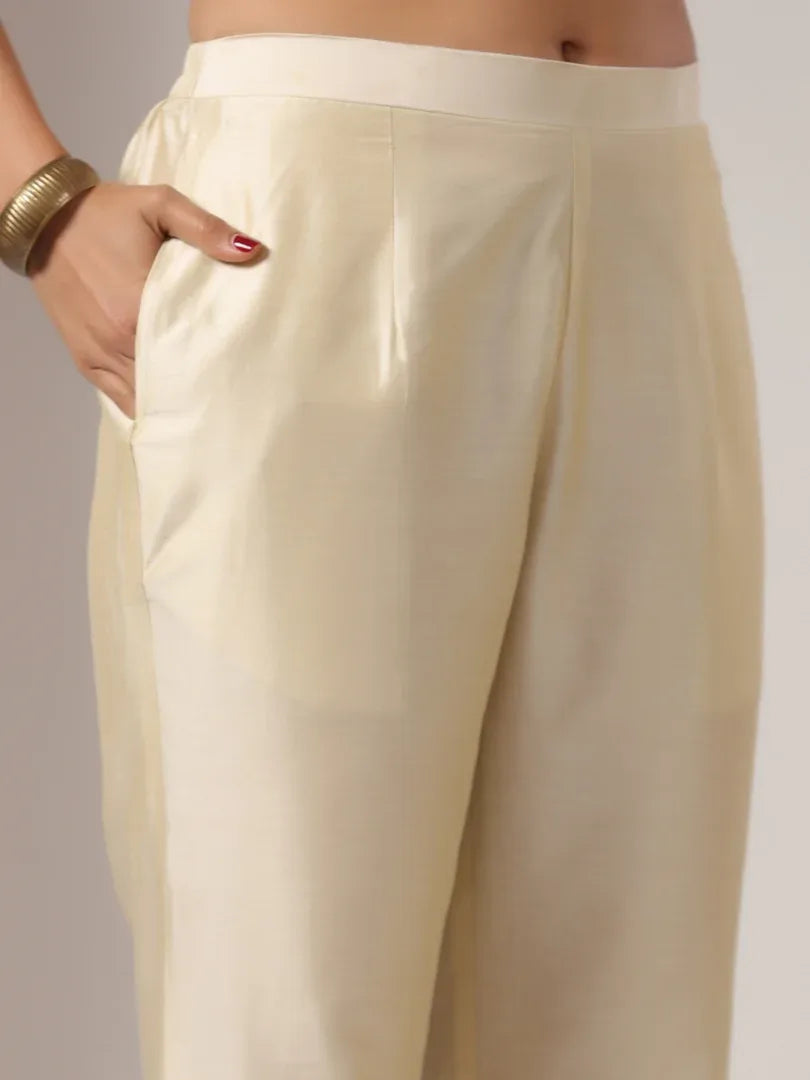 Span Pink Silk Kurta Set with Dupatta