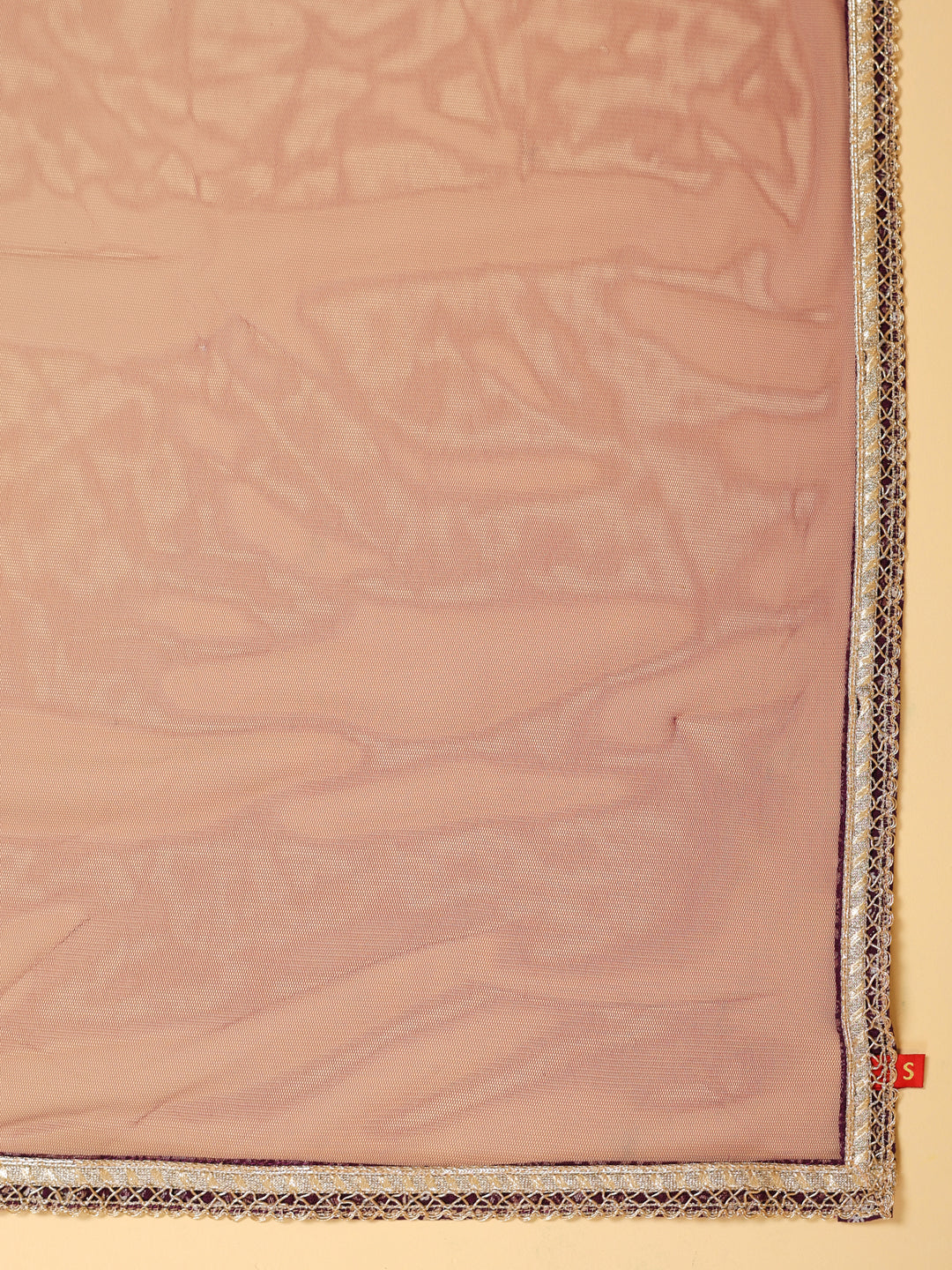 Span Purple Net Festive Dupatta