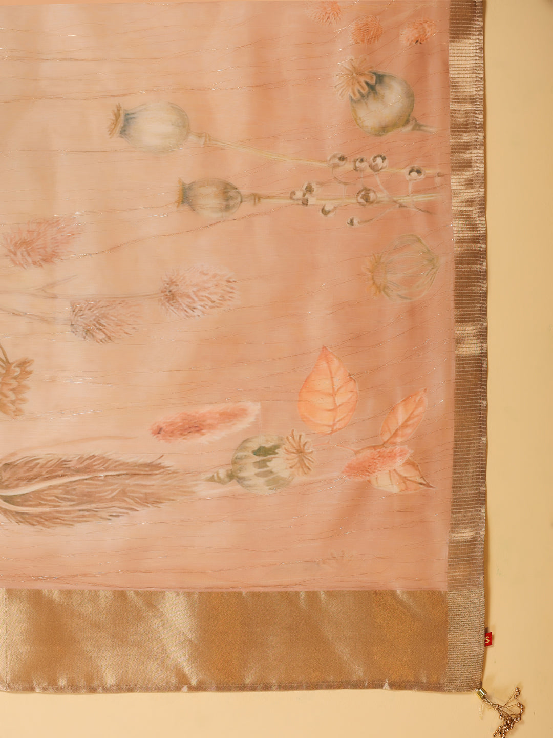 Span Ivory Deep-V Visose Kurta Set with Dupatta