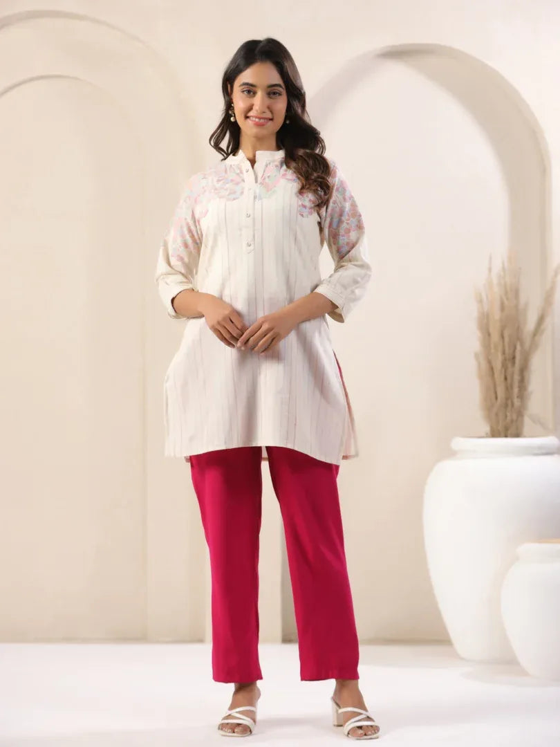 Span Pink Rayon Pant