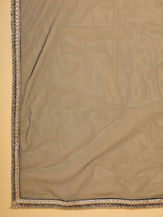 Span Blue Net Festive Dupatta