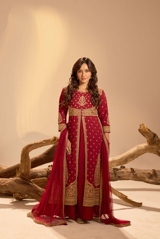 Span Mullberry Round Neck Viscose 2PCS Set