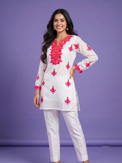 100 % cotton kota chex doria work tunic