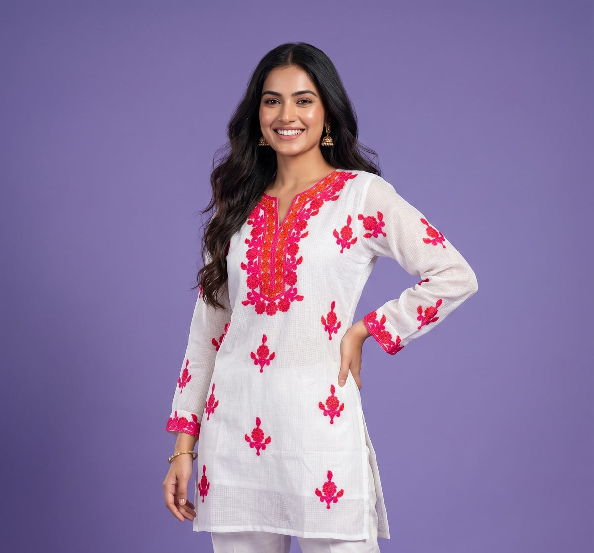 100 % Cotton Kota Chex Doria Work Tunic
