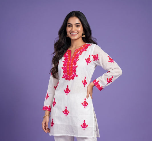 100 % Cotton Kota Chex Doria Work Tunic