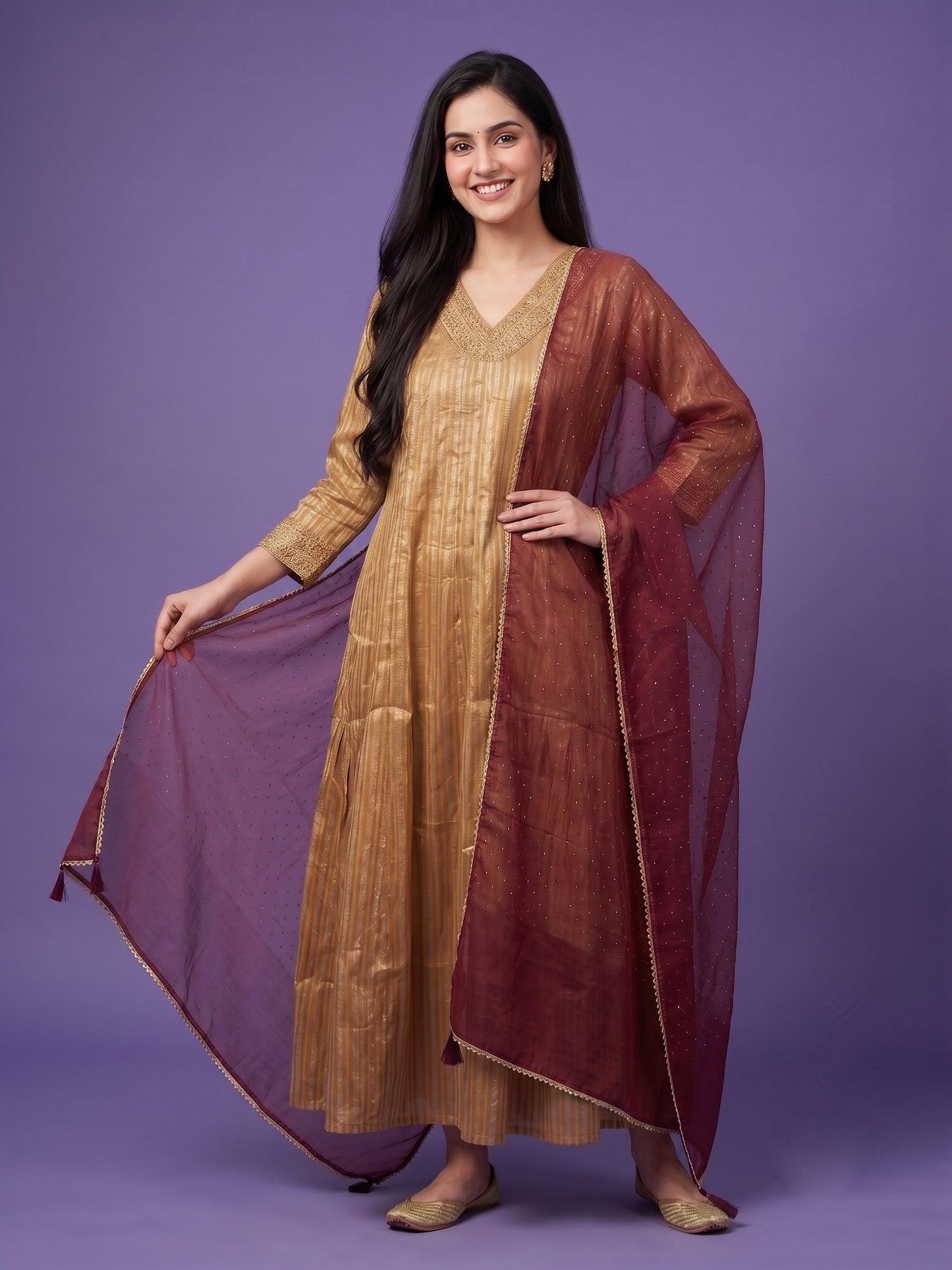 Anarkali Kurta With Dupatta