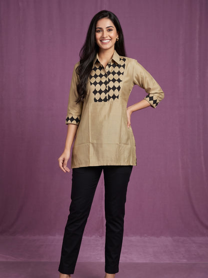 Geometric Printed Straight Tunics