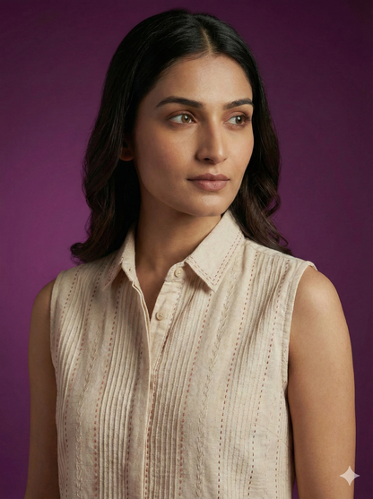 Ivory Collard Cotton Cord Set