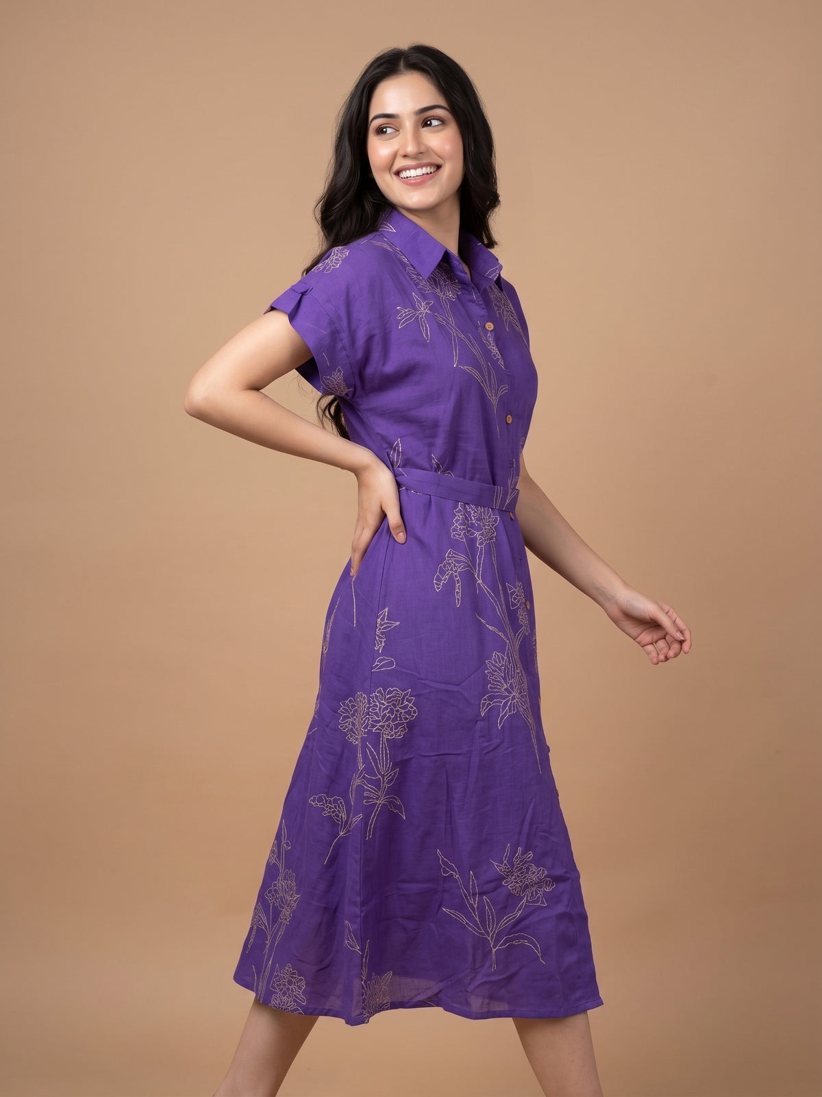100% Cotton Flex One Piece Dress