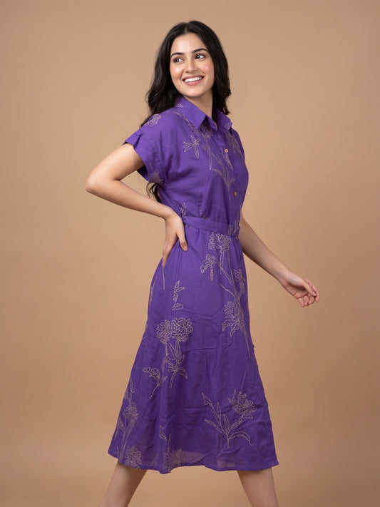 100% Cotton Flex One Piece Dress