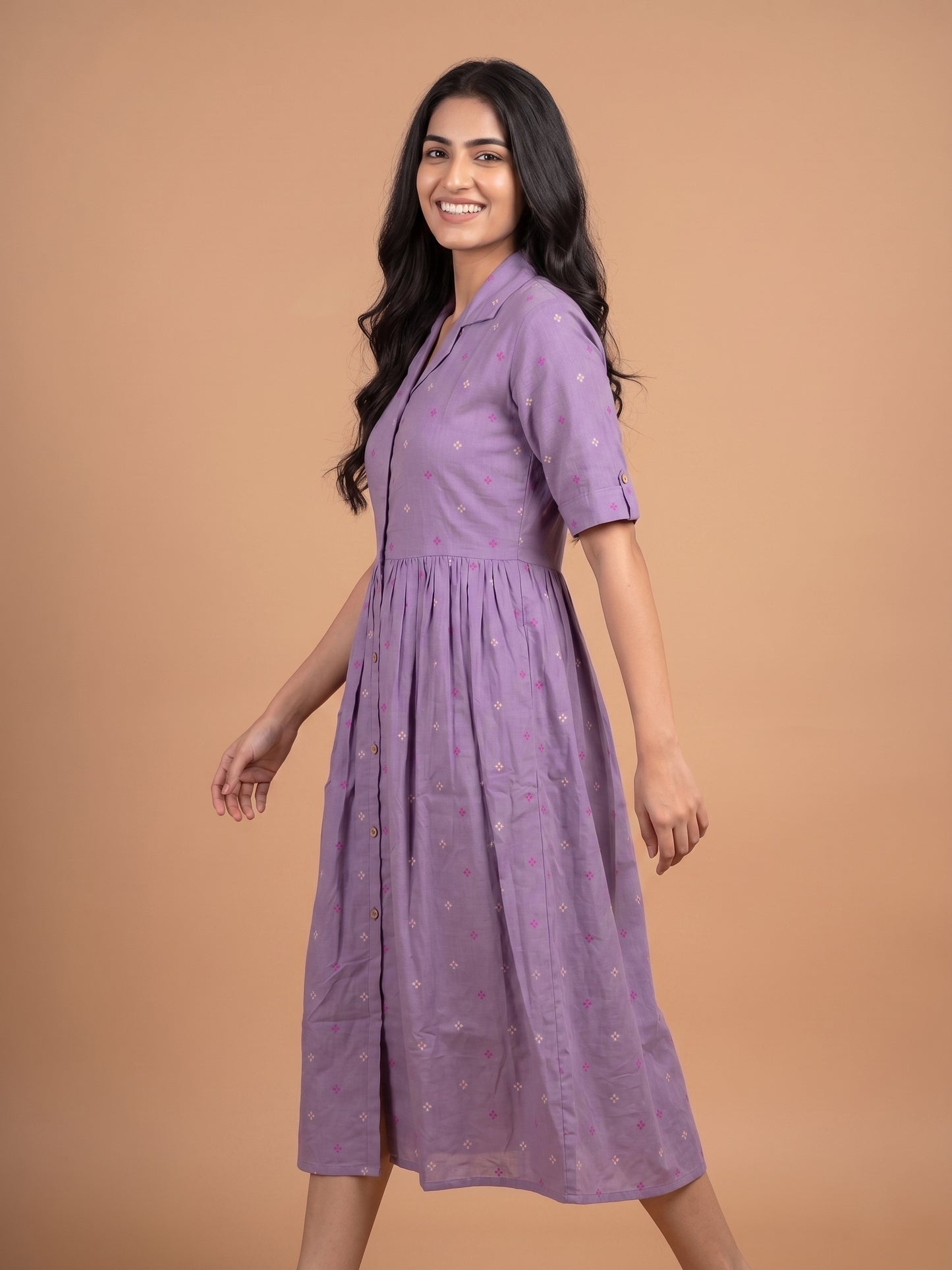 100% Cotton Flex One Piece Dress
