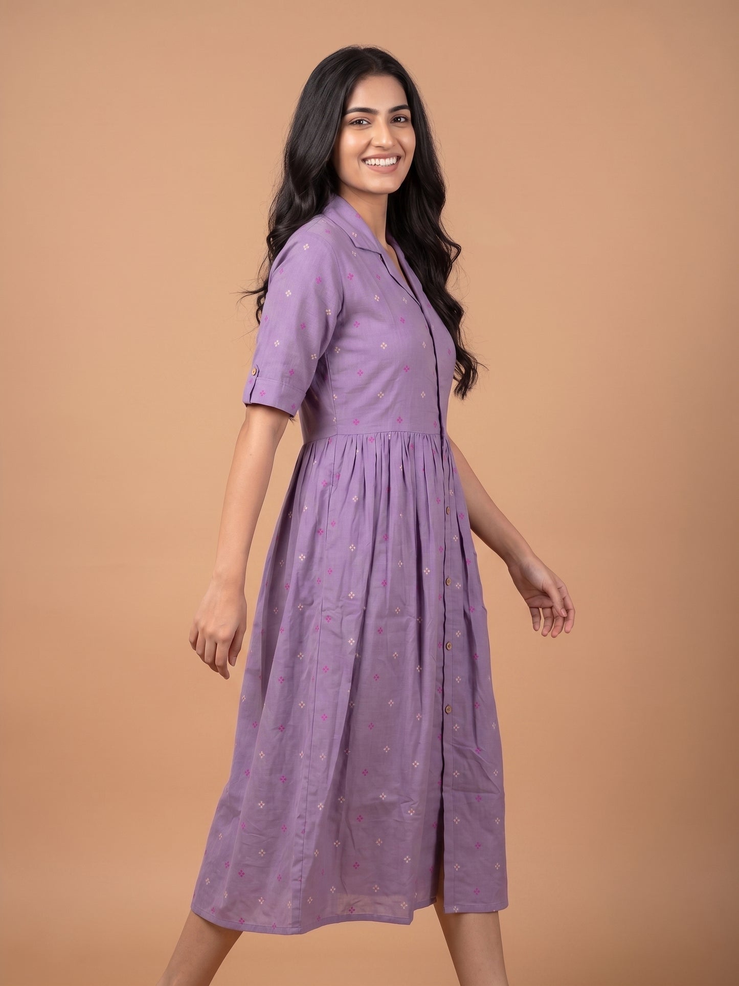 100% Cotton Flex One Piece Dress