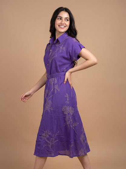 100% Cotton Flex One Piece Dress