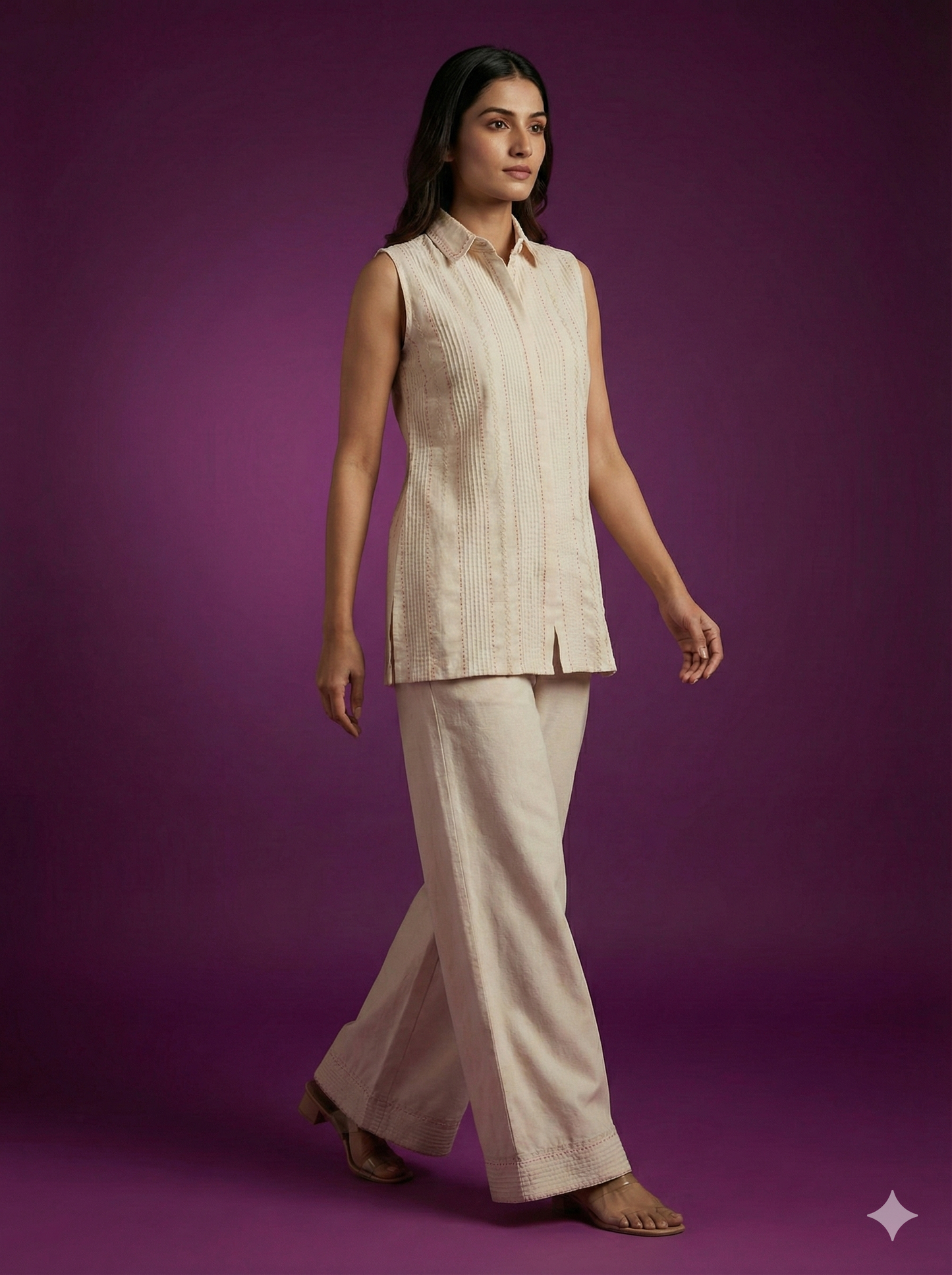 Ivory Collard Cotton Cord Set