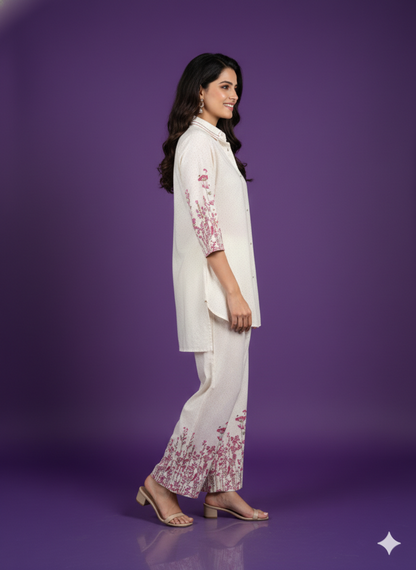Ivory Collard Cotton Cord Set