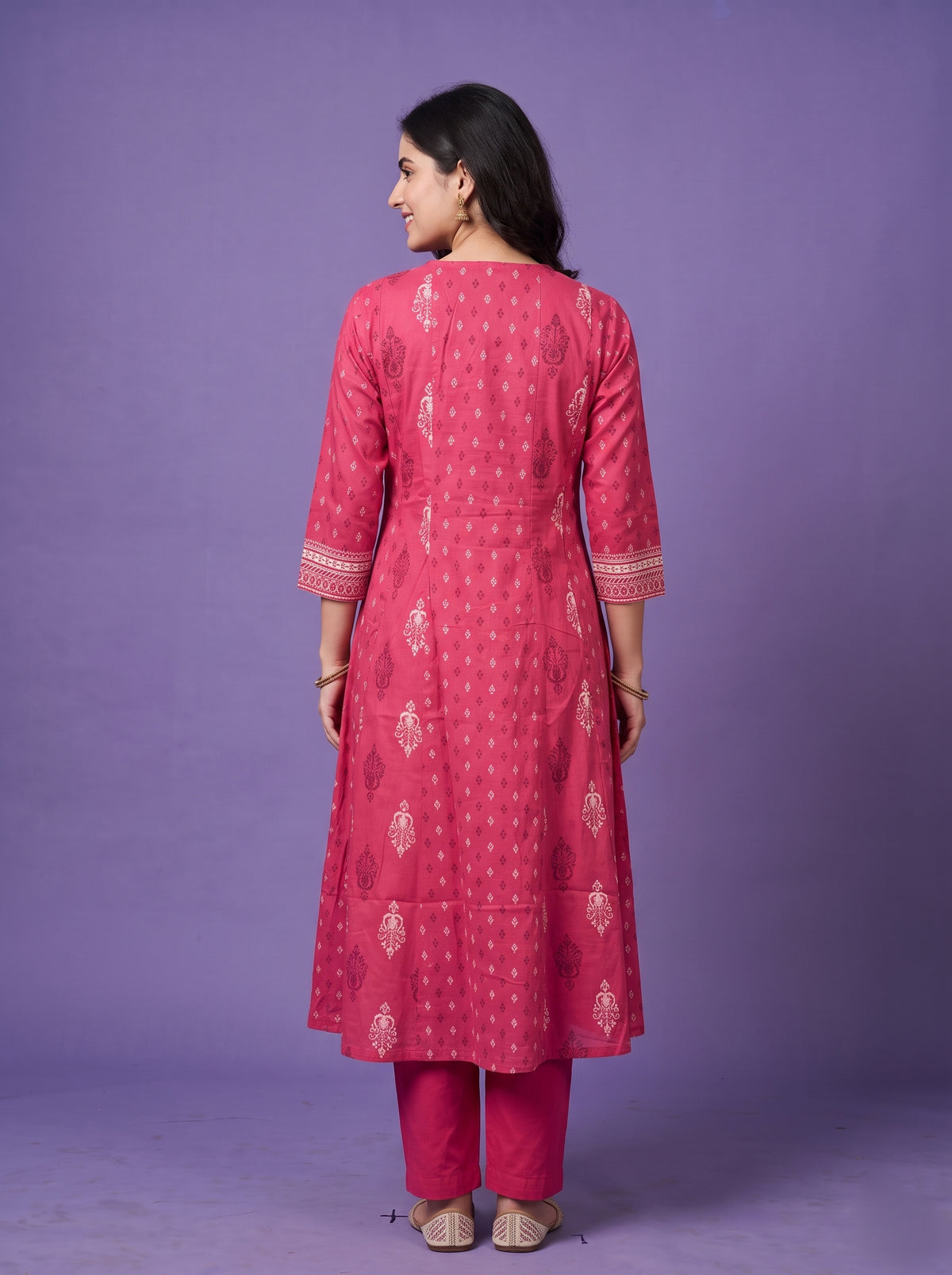 Raw Cottoun - Anarkali  Kurtaset with Duapatta