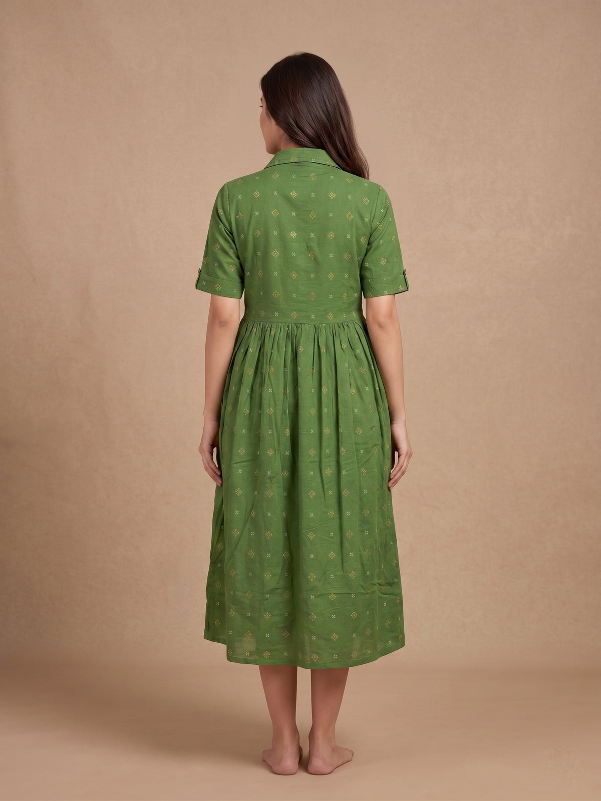 100% Cotton Flex One Piece Dress