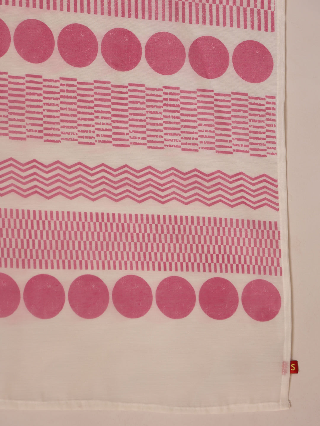 Pink V Neck Cotton Kurta Set with Dupatta