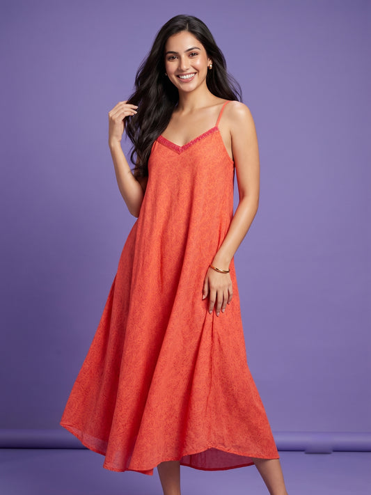 Spaghetti Dress - 100% Cotton