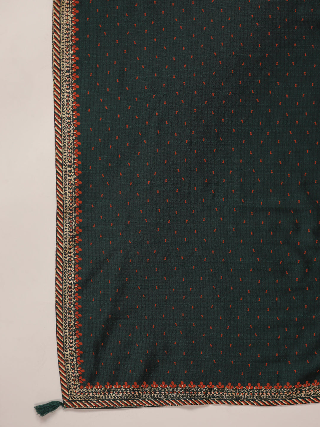 Span Green Visocse Dupatta