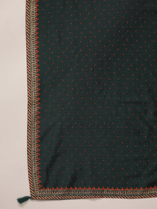 Span Green Visocse Dupatta