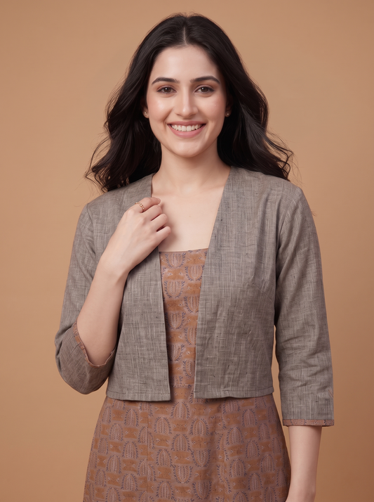 Spaghetti Dress with Jacket - 100% Cotton