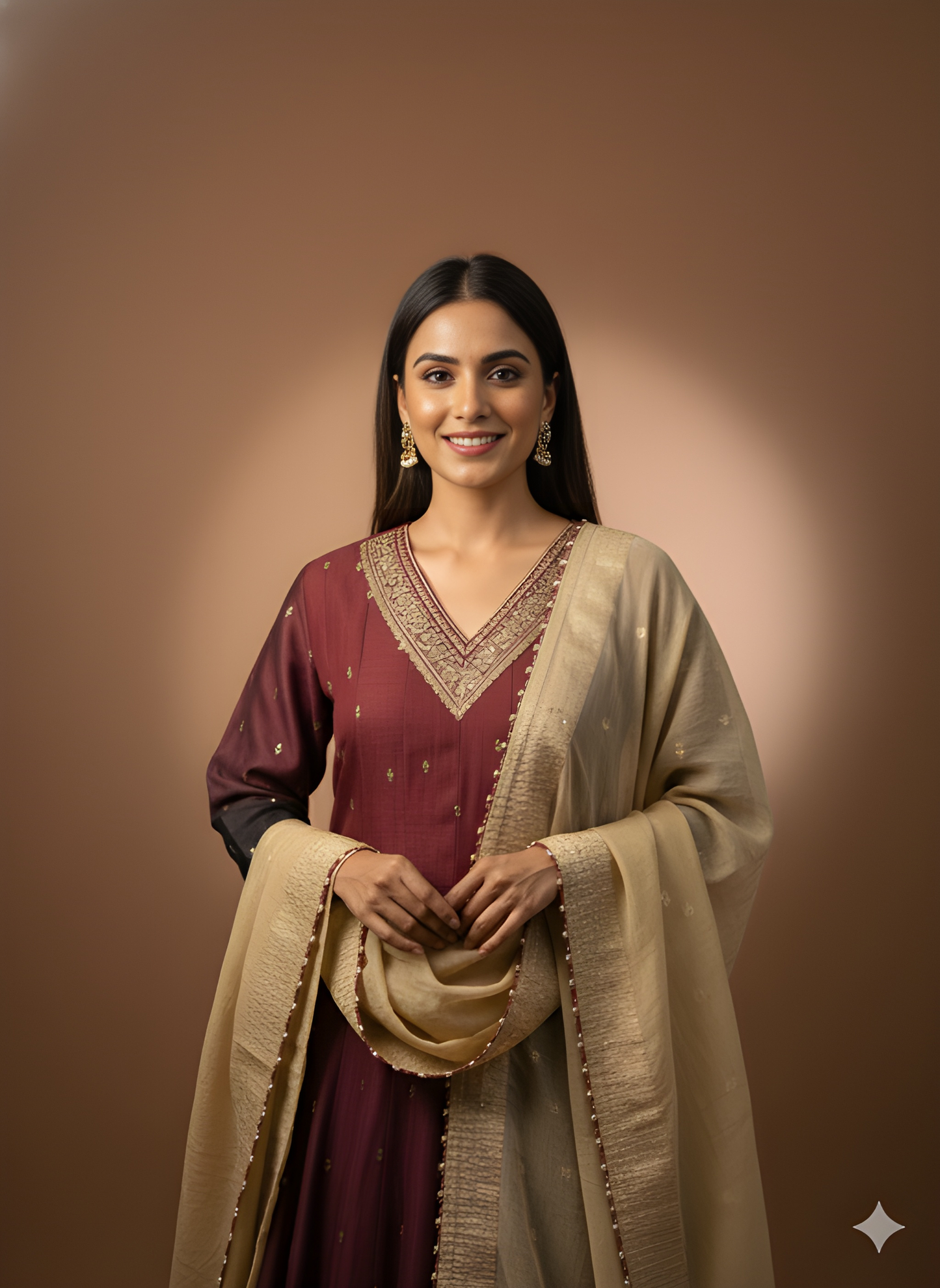 Purple V Neck Viscose 2PCS Set