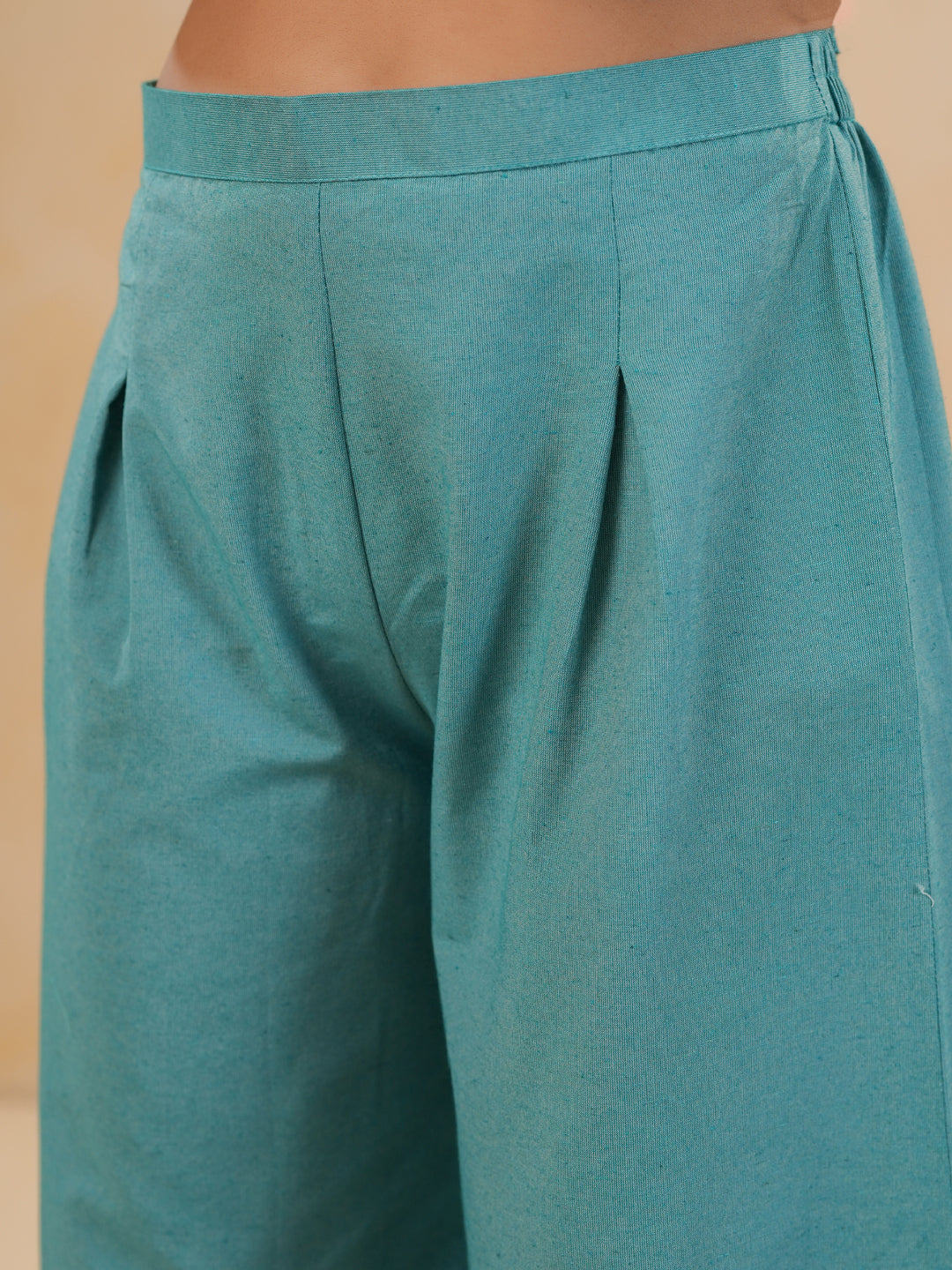 Span Green Collard Cotton Co-Ord Set