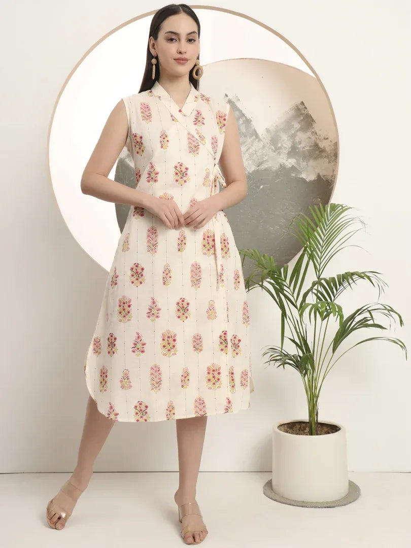 Span Ivory Collard Casual Kurta