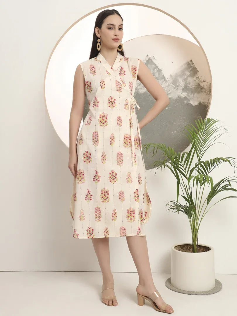 Span Ivory Collard Casual Kurta