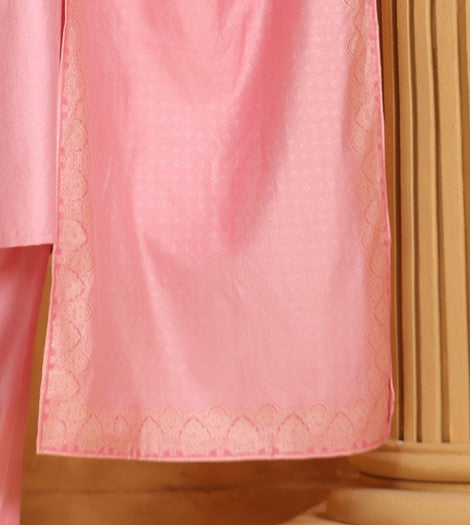 Span Pink Viscose Festive Dupatta